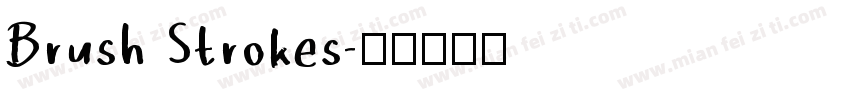 Brush Strokes字体转换